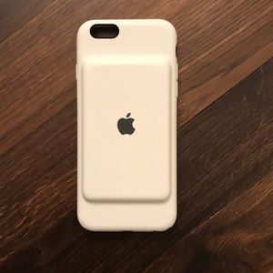 White Apple Charging Case